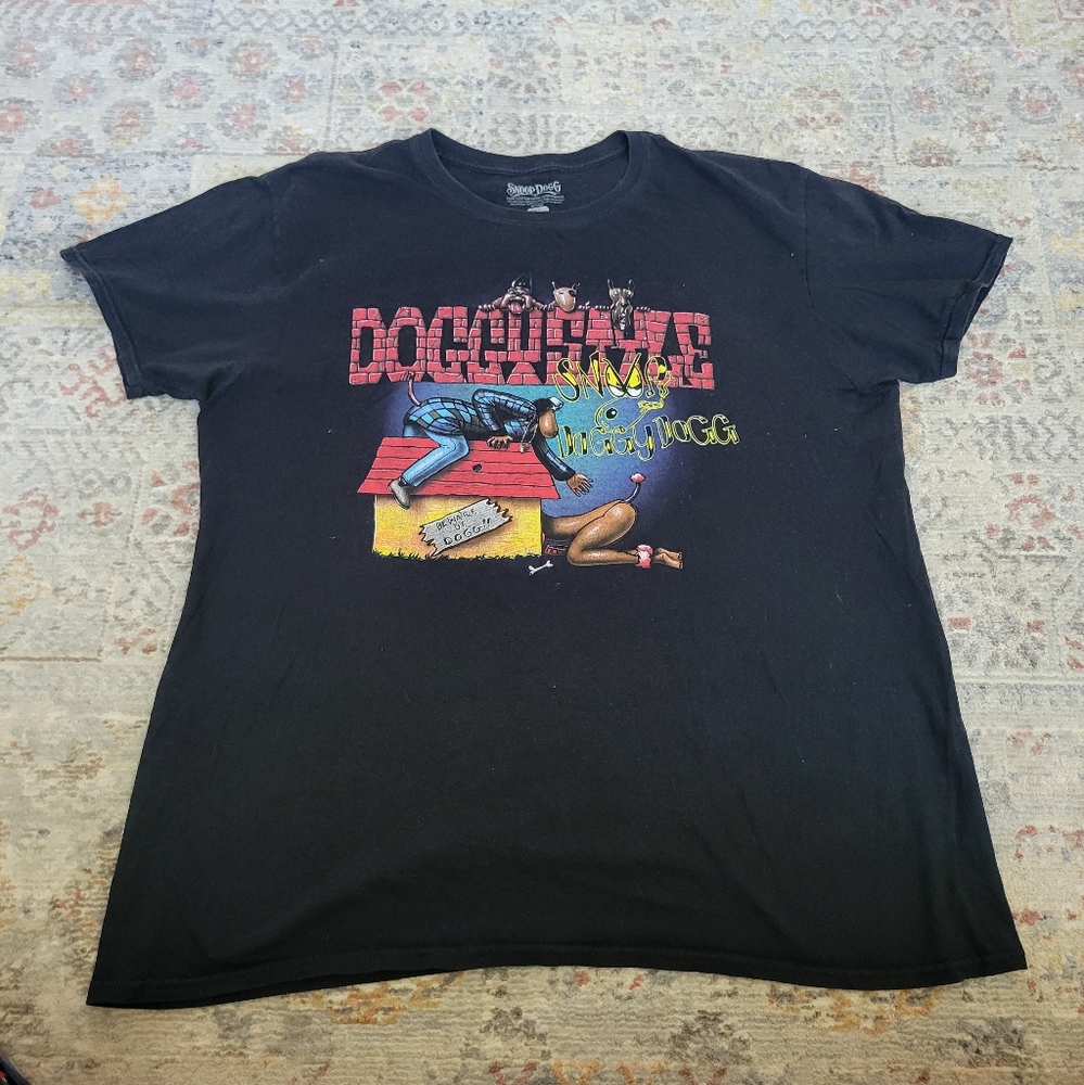 Snoop Dogg Doggystyle Album Cover T Shirt Men's XL Black 2018